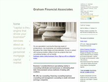 Tablet Screenshot of grahamfinancialassociates.com